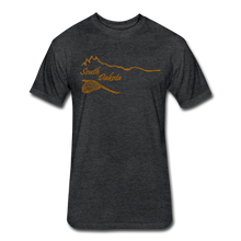 Load image into Gallery viewer, Fitted Blend T-Shirt Ringneck Horizon - heather black