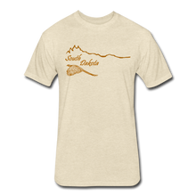 Load image into Gallery viewer, Fitted Blend T-Shirt Ringneck Horizon - heather cream