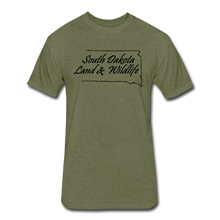 Load image into Gallery viewer, Fitted Blend T-Shirt SDLW Logo - heather military green