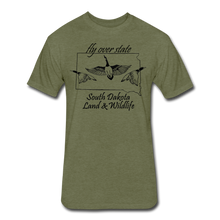 Load image into Gallery viewer, Fly over state T Shirt - heather military green