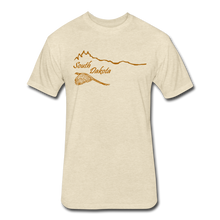 Load image into Gallery viewer, Fitted Blend T-Shirt Ringneck Horizon - heather cream
