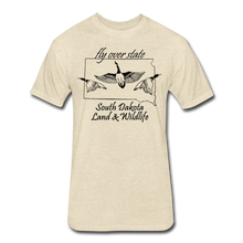 Load image into Gallery viewer, Fly over state T Shirt - heather cream
